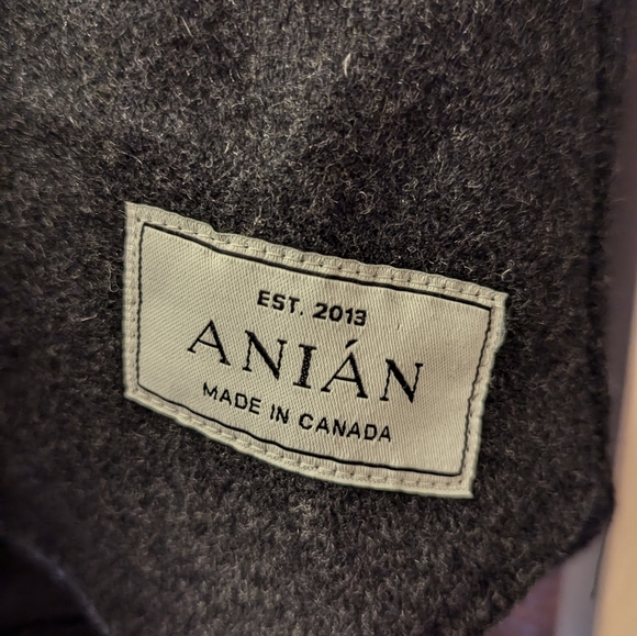 Anian Modern Melton Shirt Jacket - Picture 4 of 8